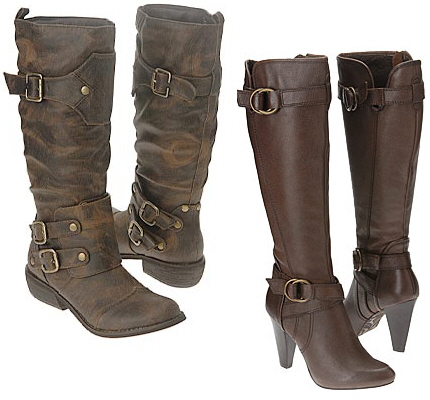 knee high boots for men. gave up on wearing oots,